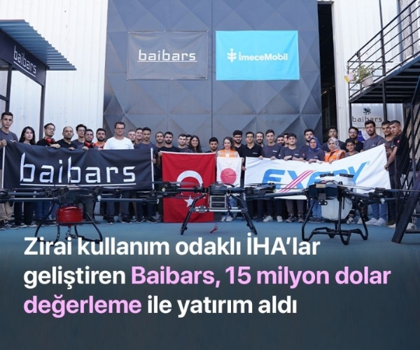 Zirai kullanım odaklı İHA’lar geliştiren baibars, Japon şirket Exedy’den yatırım aldı